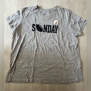 NFL Grey Steelers T-Shirt - Women’s 3XL